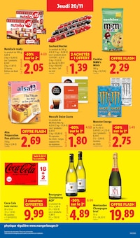 Promotion Champagne dans le prospectus Lidl, valable du 20/11/2025 au 26/11/2025 Promo Champagne dans le catalogue Lidl du moment à la page 17