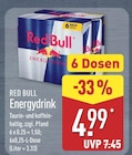 Energydrink Angebote von Red Bull bei ALDI Nord Dortmund für 4,99 €