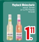 Weinschorle im EDEKA Prospekt Weinschorle von Maybach im aktuellen EDEKA Prospekt für 1,11 €
