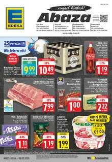 EDEKA Prospekt der Woche "Aktuelle Angebote" Seite 1, 30.06.2025 bis 05.07.2025 für Essen Aktueller EDEKA Prospekt "Aktuelle Angebote" Seite 1 von 24 Seiten für Essen