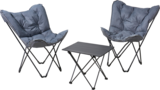 Set de camping pliable 2 chaises et 1 table - Maxi Bazar à Orléans Set de camping pliable 2 chaises et 1 table en promo chez Maxi Bazar Orléans à 89,99 €