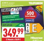 4K-UHD-TV im Angebot bei Marktkauf in Dortmund 4K-UHD-TV Angebote von TELEFUNKEN bei Marktkauf Dortmund für 349,99 €