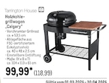 Holzkohlegrillwagen Calgary im Angebot bei METRO in Hof Holzkohlegrillwagen Calgary Angebote von Tarrington House bei METRO Hof für 118,99 €