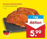 Netto Marken-Discount - Schweine-Rückensteaks Angebot im Prospekt Schweine-Rückensteaks bei Netto Marken-Discount im Prospekt "" für 5,99 €