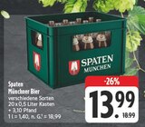 Aktuelle Bier Angebote bei EDEKA in Plauen Aktuelles Münchner Bier Angebot bei EDEKA in Plauen ab 13,99 €