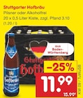 Pilsner oder Alkoholfrei Angebote von Stuttgarter Hofbräu bei Netto Marken-Discount Horb für 11,99 €