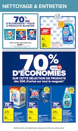 Promos Lessive Capsules dans le catalogue "CARREFOUR" de Carrefour à la page 42 Promos Lessive Capsules dans le catalogue "CARREFOUR" de Carrefour à la page 42