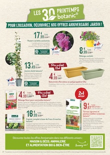 Catalogue Botanic à Villeurbanne cette semaine, valable du 07/05/2025 au 20/05/2025 Prospectus Botanic à Villeurbanne, "LES 30 PRINTEMPS botanic", 10 pages de promos valables du 07/05/2025 au 20/05/2025