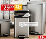 Pedal-Abfalleimer im Angebot bei XXXLutz Möbelhäuser in Beckum Pedal-Abfalleimer Angebote von FackelmannFackelmann bei XXXLutz Möbelhäuser Beckum für 19,99 €