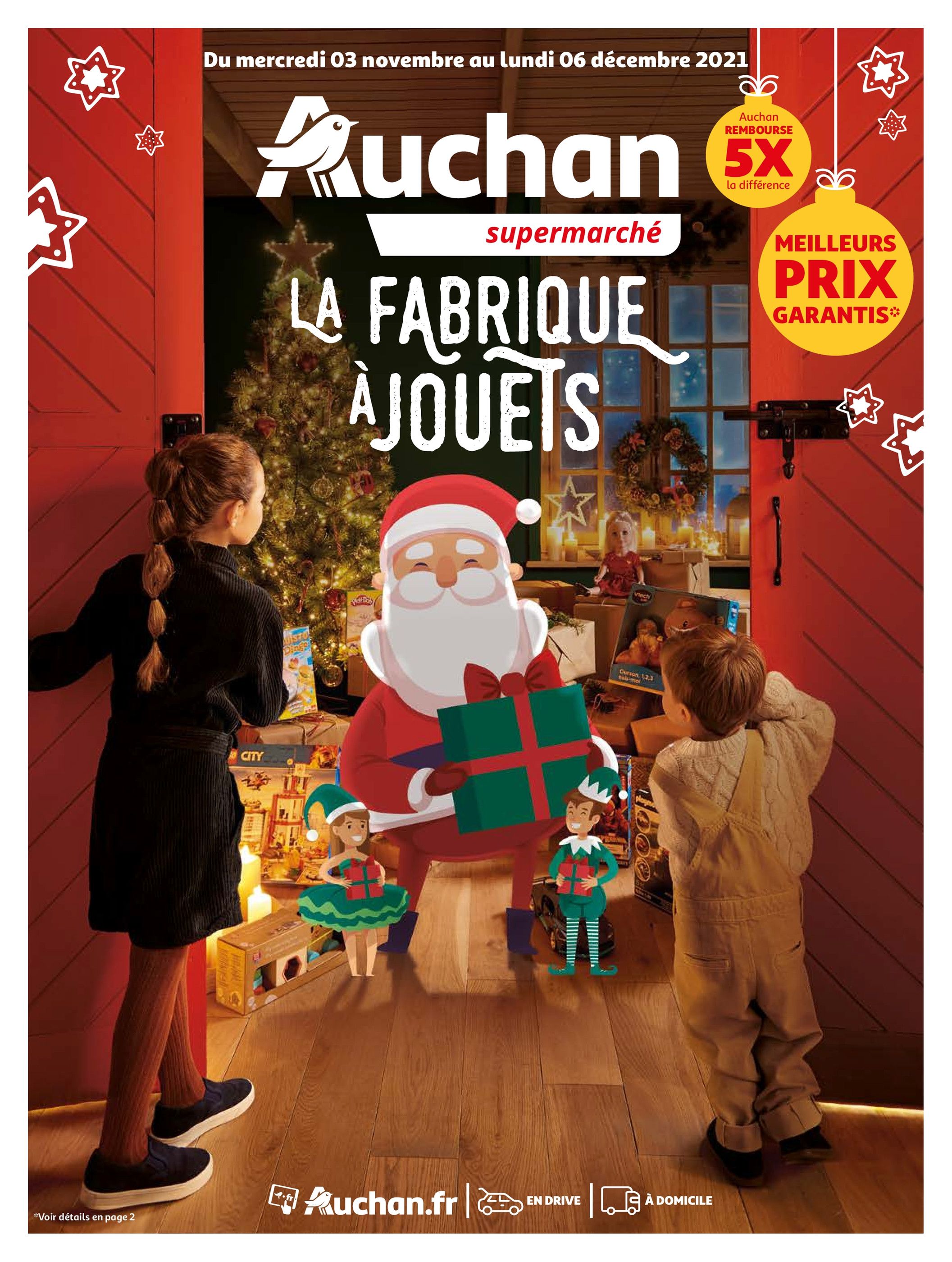 Catalogue Auchan à Les Gresillons, avec 16 pages Prospectus Auchan à Les Gresillons, "La fabrique à jouets", 16 pages, 03/11/2021 - 06/12/2021