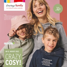 Ernstings family Prospekt für Schönberg: CRAZY COSY!, 16 Seiten, 12.08.2022 - 25.08.2022