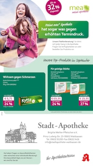 mea - meine apotheke Prospekt Unsere September-Angebote mit 4 Seiten