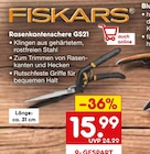 Rasenkantenschere GS21 von Fiskars im aktuellen Netto Marken-Discount Prospekt für 15,99 €