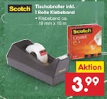 Tischabroller inkl. 1 Rolle Klebeband Angebote von Scotch bei Netto Marken-Discount Darmstadt für 3,99 €