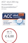ACC akut 200 mg Hustenlöser Brausetabletten bei LINDA Premiumapotheke im Daun Prospekt für 6,00 €