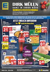 Cola im EDEKA Prospekt in Eitorf Aktueller EDEKA Prospekt mit Cola, "Aktuelle Angebote", Seite 1