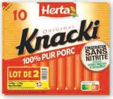 Knacki Original Conservation Sans Nitrite - HERTA en promo chez U Express Aulnay-sous-Bois à 1,90 €