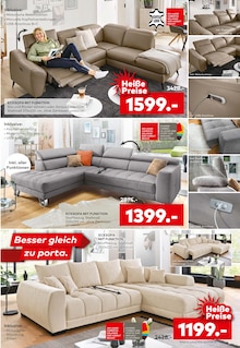 Couch im aktuellen porta Möbel Prospekt (Hannover) Couch im porta Möbel Prospekt "Besser gleich zu porta." mit 16 Seiten (Hannover)