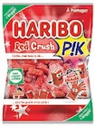 Bonbons Red crush pik - Haribo - Hyper U à Lens Bonbons Red crush pik - Haribo en promo chez Hyper U Lens à 1,25 €