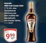 Wild Fruit Cream Likör Angebote von Amarula bei GLOBUS Altenburg für 9,99 €