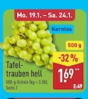 Tafeltrauben hell bei ALDI Nord im Neuenrade Prospekt für 1,69 €