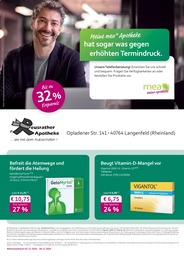 mea - meine apotheke Prospekt für Leverkusen: "Unsere November-Angebote", 4 Seiten, 01.11.2024 - 30.11.2024