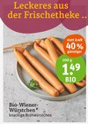 Aktuelles Bio-Wiener-Würstchen Angebot bei tegut in Ludwigshafen (Rhein) ab 1,49 €