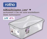 Aufbewahrungsbox "Lona" von rotho im aktuellen V-Markt Prospekt für 2,00 €