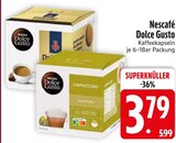 Kaffeekapseln im EDEKA Prospekt Kaffeekapseln von Nescafé Dolce Gusto im aktuellen EDEKA Prospekt für 3,79 €