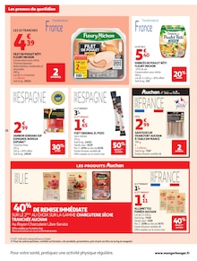 Promotion Saucisse dans le prospectus Auchan Hypermarché, valable du 08/04/2026 au 19/04/2026 Promo Saucisse dans le catalogue Auchan Hypermarché du moment à la page 30