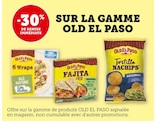 -30% de remise immédiate sur la gamme Old et Paso à U Express dans Cuers -30% de remise immédiate sur la gamme Old et Paso à U Express dans Cuers