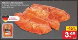 Aktuelles Hähnchen-Minutensteaks in Tomate-Paprika-Pfeffer-Marinade Angebot bei Netto Marken-Discount in Chemnitz ab 3,49 €