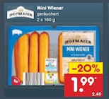 Mini Wiener Angebote von Hofmaier bei Netto Marken-Discount Stuttgart für 1,99 €