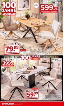 Bürostuhl im aktuellen Segmüller Prospekt (München) Bürostuhl im Segmüller Prospekt "100 Jahre Segmüller - Highlight Angebote" mit 56 Seiten (München)