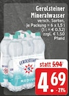 Mineralwasser bei EDEKA im Prospekt "" für 4,69 €