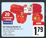 Paprika rot im Angebot bei EDEKA in Hoyerswerda Paprika rot Angebote von Gut & Günstig bei EDEKA Hoyerswerda für 1,79 €