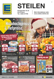 EDEKA Prospekt für Bonn mit 24 Seiten EDEKA Prospekt für Bonn: "Aktuelle Angebote", 24 Seiten, 27.11.2023 - 02.12.2023