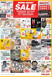 Topfset im Möbel Borst Prospekt in Ulm Aktueller Möbel Borst Prospekt mit Topfset, "GROSSER JUBILÄUMSVERKAUF", Seite 3