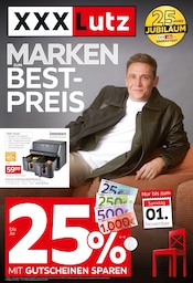 XXXLutz Möbelhäuser Möbel & Einrichtung Prospekt der aktuellen Woche mit 24 Seiten, gültig von 27.10.2025 bis 09.11.2025, in Vechelde und Umgebung Aktueller XXXLutz Möbelhäuser Möbel & Einrichtung Prospekt in Vechelde und Umgebung, "MARKEN ZUM BESTPREIS" mit 24 Seiten, 27.10.2025 - 09.11.2025