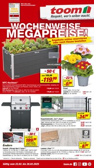 Gasgrill im toom Baumarkt Prospekt "Respekt, wer's selber macht." mit 18 Seiten (Heidelberg)