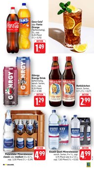 Cola im EDEKA Prospekt "Aktuelle Angebote" mit 76 Seiten (Lahr (Schwarzwald))