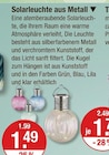 Solarleuchte aus Metall im V-Markt Prospekt Solarleuchte aus Metall von im aktuellen V-Markt Prospekt für 1,49 €
