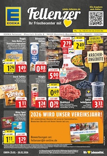 EDEKA Prospekt der Woche "Aktuelle Angebote" Seite 1, 23.02.2026 bis 28.02.2026 für Ransbach-Baumbach Aktueller EDEKA Prospekt "Aktuelle Angebote" Seite 1 von 24 Seiten für Ransbach-Baumbach
