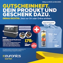 Aktueller EURONICS Berlet Prospekt "GUTSCHEINHEFT. DEIN PRODUKT UND GESCHENK DAZU." Seite 1 von 25 Seiten für Hagen