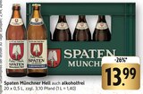 Münchner Hell im Angebot bei E center in Ludwigsburg Münchner Hell Angebote von Spaten bei E center Ludwigsburg für 13,99 €