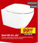 Wand-WC-Set Rio Angebote bei toom Baumarkt Halberstadt für 99,99 €