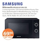 Mikrowelle MS20A3010AL/EG im Angebot bei V-Markt in Kempten Mikrowelle MS20A3010AL/EG Angebote von Samsung bei V-Markt Kempten für 69,90 €