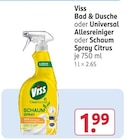 Aktuelles Bad & Dusche oder Universal Allesreiniger oder Schaum Spray Citrus Angebot bei Rossmann in Braunschweig ab 1,99 €