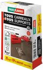 Colle tous carreaux, tous supports gris 25kg + 10% gratuit - PAREXLANDO à 19,95 € dans le catalogue Castorama