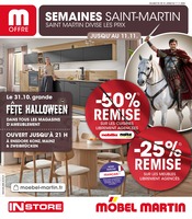 Prospectus Meubles & Décoration Möbel Martin en cours à Sarreguemines et alentours, "SEMAINES SAINT-MARTIN SAINT MARTIN DIVISE LES PRIX", 12 pages, 28/10/2026 - 11/11/2026 Catalogue Meubles & Décoration Möbel Martin en cours à Sarreguemines et alentours, "SEMAINES SAINT-MARTIN SAINT MARTIN DIVISE LES PRIX", 12 pages, 28/10/2026 - 11/11/2026
